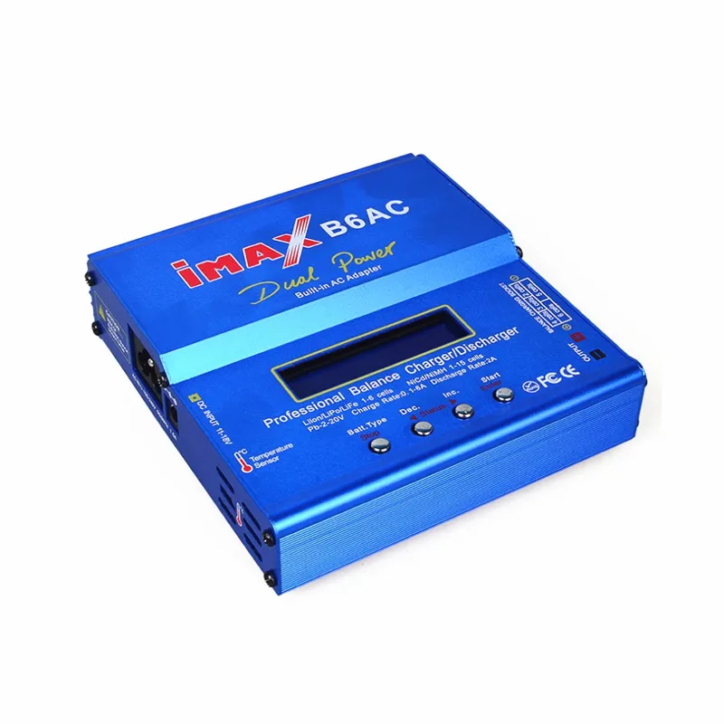 IMAX B6 AC 80 Вт B6AC Lipo NiMH 3 S/4S/5S RC батарея баланс зарядное устройство + ЕС США AU