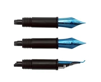 hongdian fountain pen nibs blacksilverblue spare pen nibs for hongdian black forest 6013 pens original effbent 2pcs3pcs