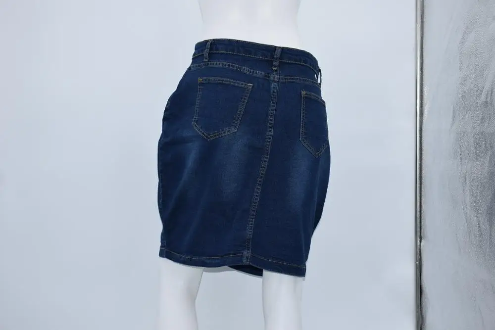 Джинсовая юбка оверсайз 3XL 4XL 5XL XXXL XXXXL XXXXXL большие джинсы повседневные мини-юбки