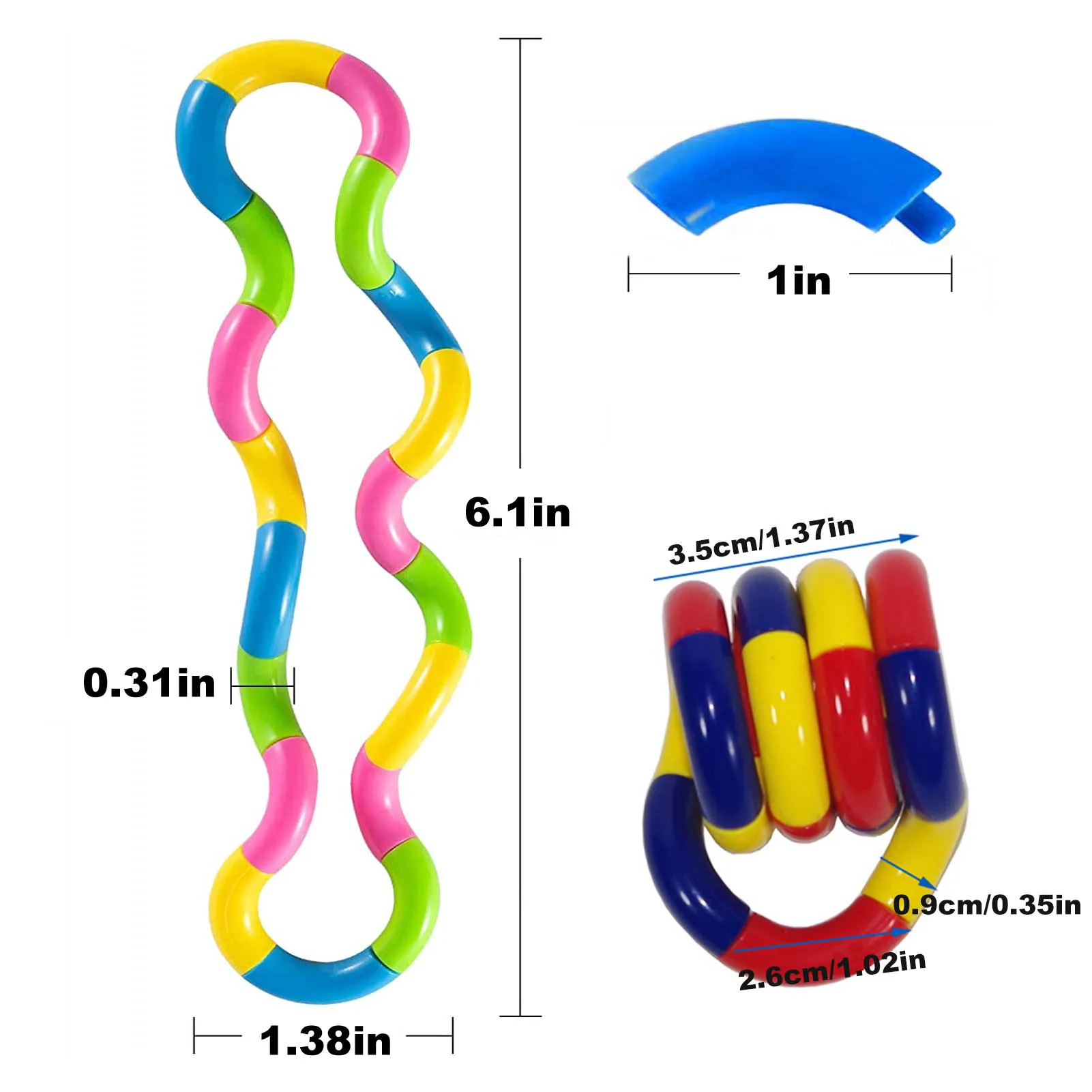 

Twist Fidget Toy Twisted Ring Magic Fidget Magic Trick Rope Creative DIY Winding Leisure Education Stress Relief Kid Xmas Toy