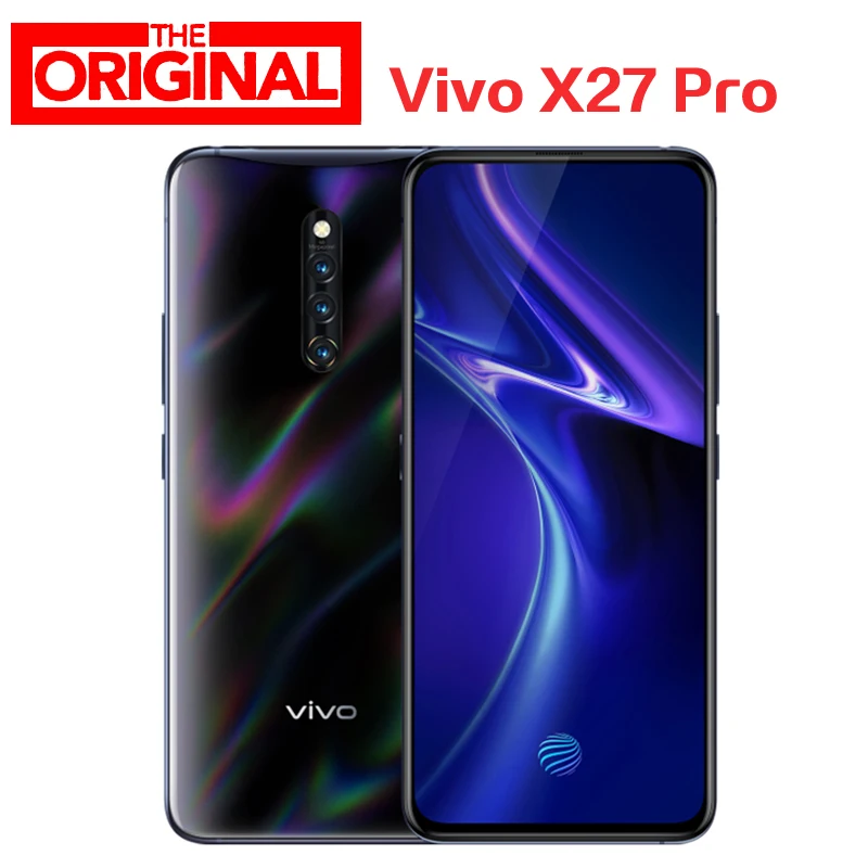 В наличии новинка Vivo X27 Pro смартфон 2019 Восьмиядерный подъемная камера 6. 7 дюймов