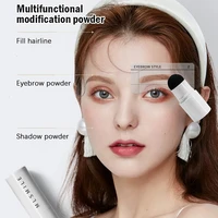 new women one step brow stamp shaping kit eyebrow definer make up beauty waterproof definer brow powder