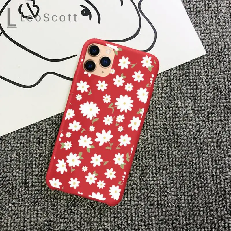 

LOVE heart pink pattern Phone Case Candy Color for iPhone 11 12 mini pro XS MAX 8 7 6 6S Plus X 5S SE 2020 XR