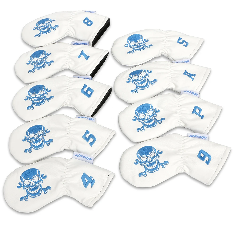 Металлические головные уборы для гольф клубов из ПУ материала 9 шт./компл.