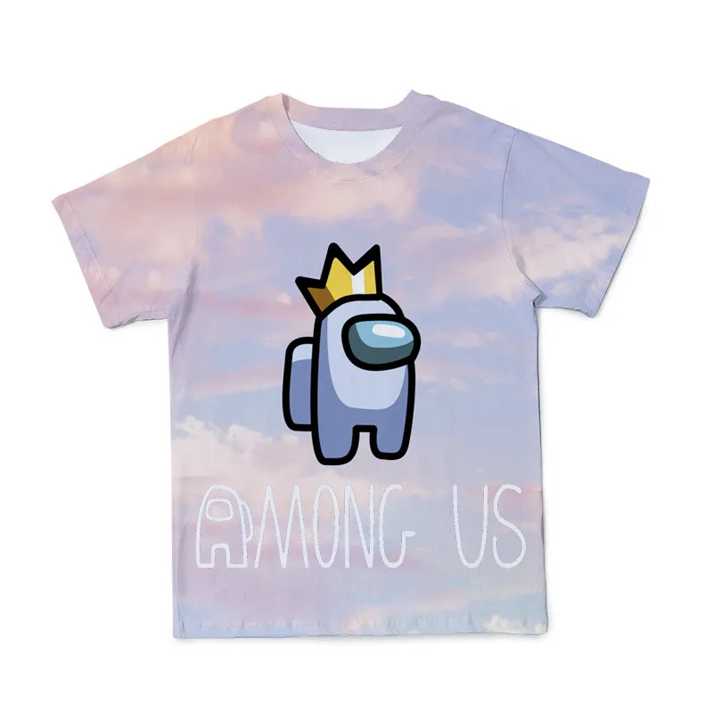 

2021Trend Most Popular Among Us Games Summer Men/Women/Children 3D Streetwear Breathable Polyester T-Shirt O-Neck