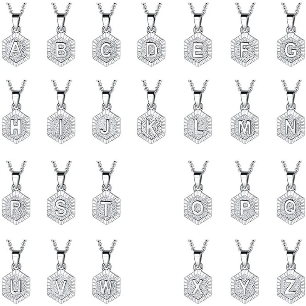 Длинное ожерелье цепочка для женщин и мужчин модная бижутерия аксессуары 26 букв