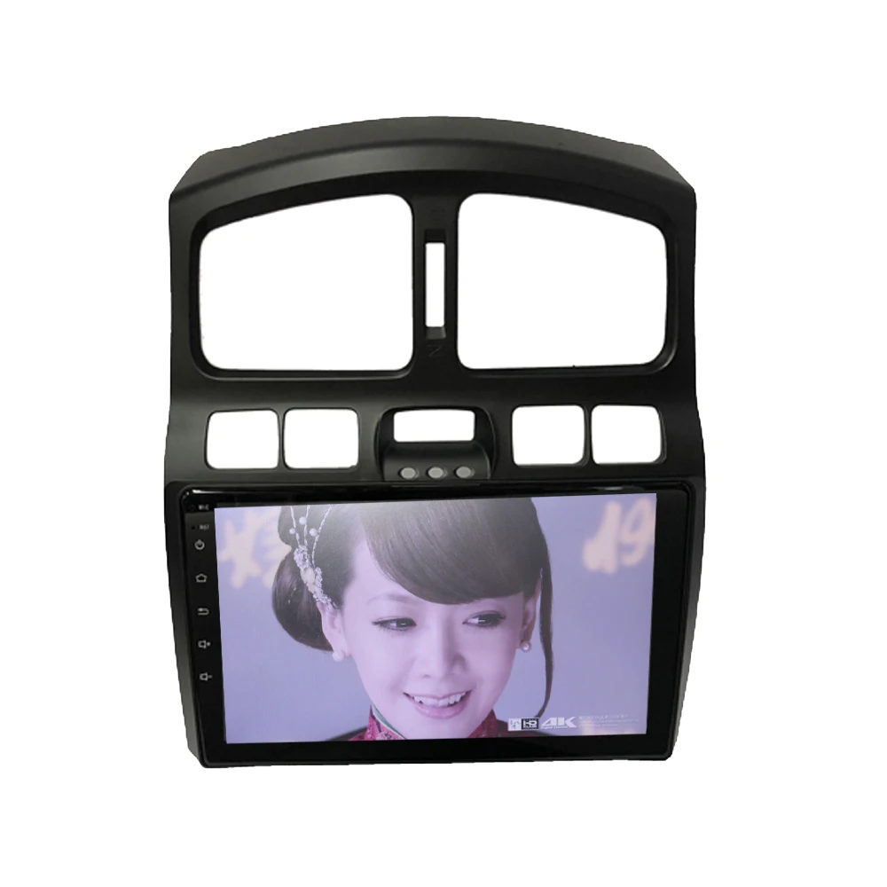 Автомагнитола HANG XIAN 2 din для Santa fe 2006 2015 автомобильный dvd плеер с GPS навигацией