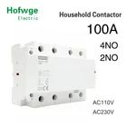 HCH8-100 модульный контактор 4P 110 a 2NO2NC 4NO 24V 220V автоматический бытовой контактор типа Din-рейки