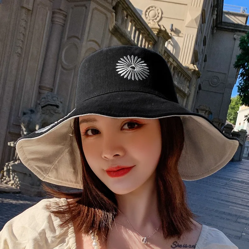 Шляпа от солнца с широкими полями и защитой УФ лучей для женщин летняя Панама