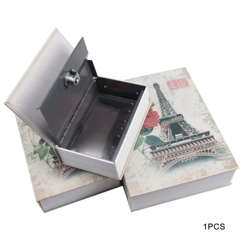 

Exquisite Creative Book Safe Creative Book Insurance Box Money Box Small Key Box Creative Storage Gift
