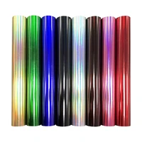 glossy rainbow holographic adhesive vinyl holographic htv heat transfer vinyl great for crafts diy dtb4 7