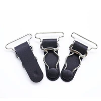 50 pcslot womens leg garter straps thigh black high stockings suspender belt metal clips wholesale