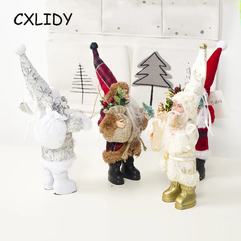 Santa Claus Doll Mini Creative Cloth Home Decoration Ornaments Christmas Party Supplies Gifts qq177 | Дом и сад