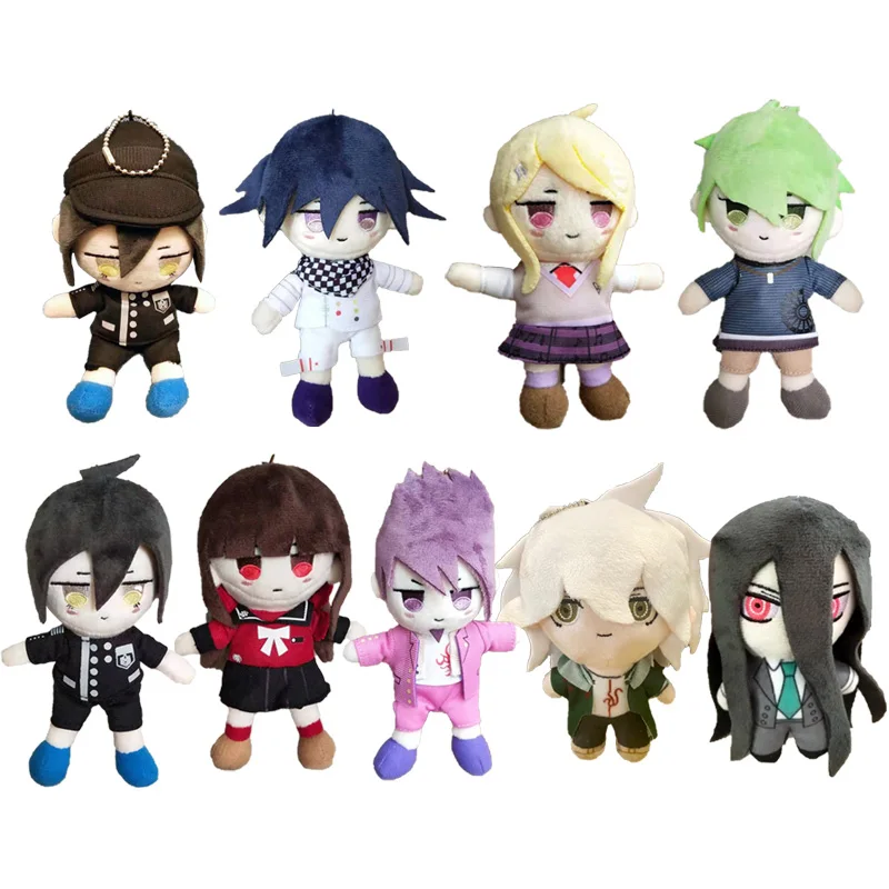15 см аниме плюшевая кукла брелок для ключей Danganronpa V3 Dangan Ronpa Oma Kokichi Komaeda Nagito