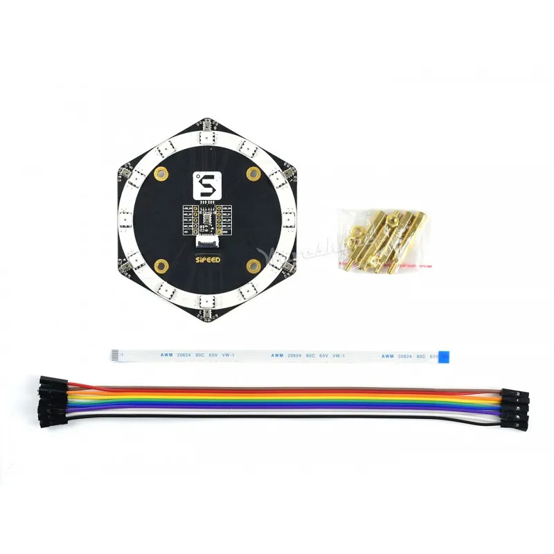 Микрофон sipeed Maix R6 + 1 6 цифровые микрофоны и 12 светодиодов RGB совместимый с серией