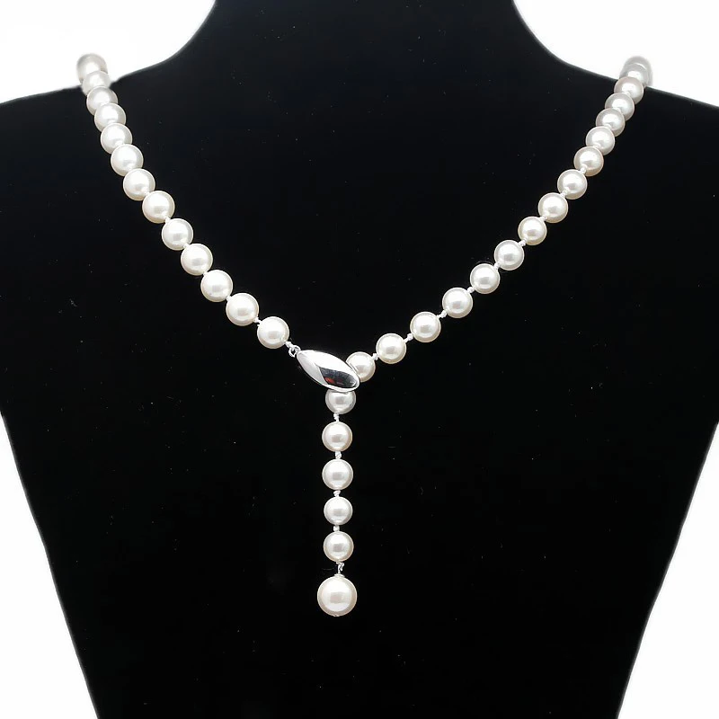 Sterling Silver Drop Pendant Magnetic Clasp Closures For Bracelets And Necklaces Handmade Jewelry Findings Components SC-MC025