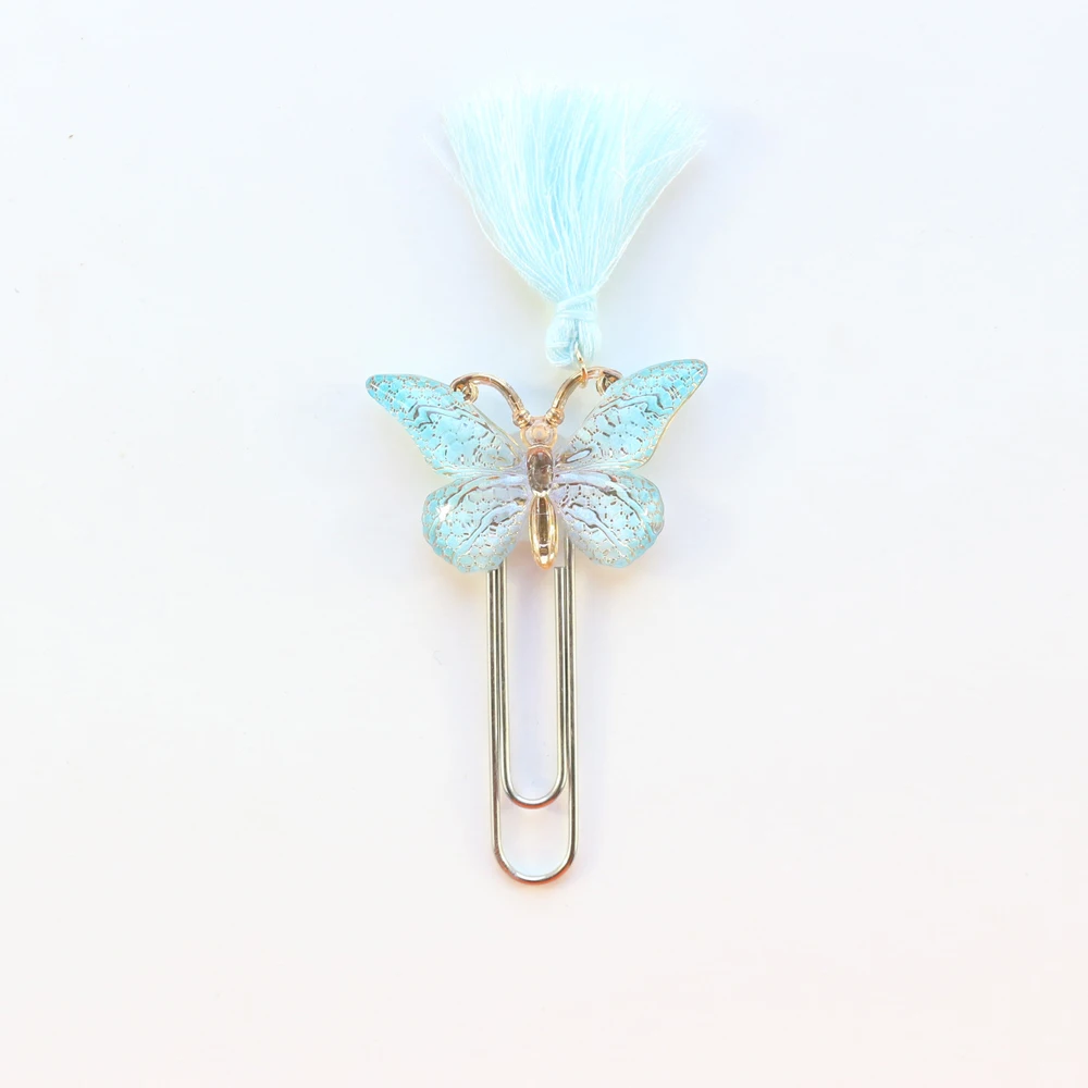 Domikee новый милый дизайн &quotБабочка&quot офисные школьные металлическая Закладка