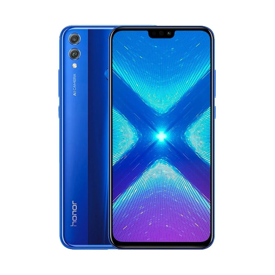 Honor 8X Kirin 710 Восьмиядерный 6,5 ''20MP& 2MP& 16MP 3400 mAh ram 6GB rom 64GB распознавание лица отпечаток пальца