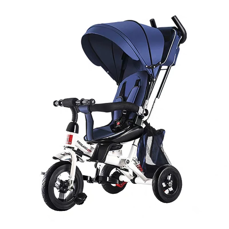

Baby Stroller 4 In 1 Kids Bikes Three Wheels Stroller Baby Infant Trolley Folding Seat Adjustable Convertible for Kids Newborn