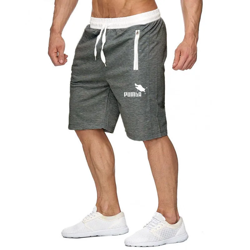 

New Masculino 2021 Spring Summer Fashion Mens zipper Shorts Male Sweatpants Fitness Bodybuilding Workout Men Leisure Shorts