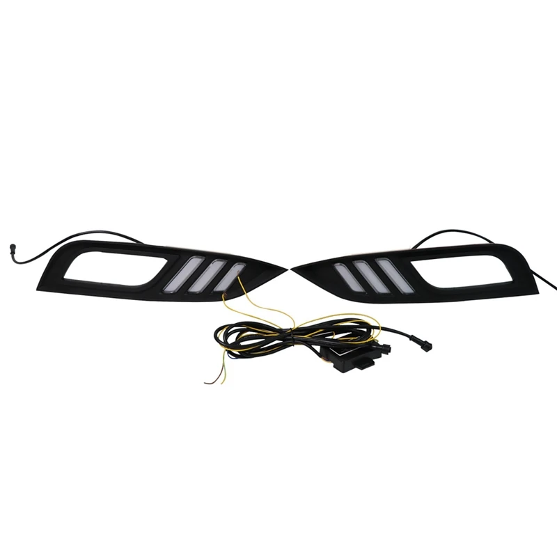 

2 шт. для Kia K3 Cerato 2013-2015 с желтыми и синими трехцветными дневными ходовыми огнями