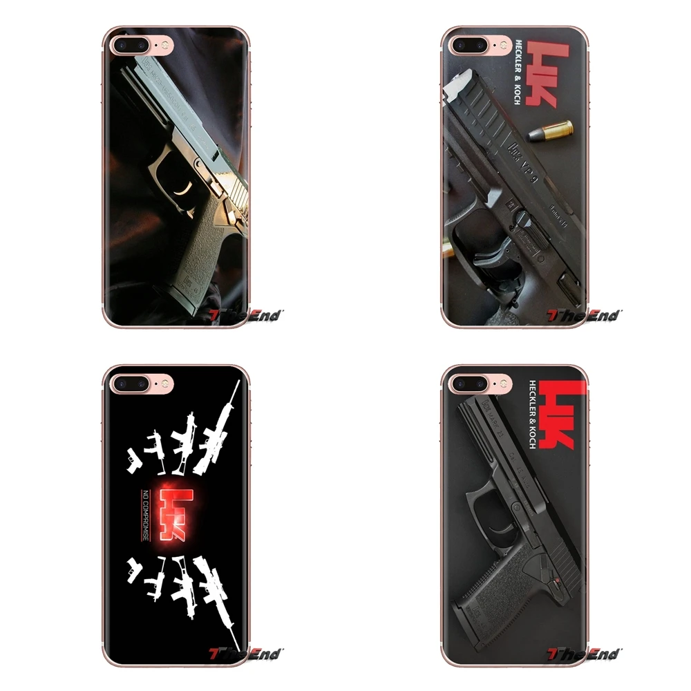 Мягкие чехлы Heckler and Koch с логотипом HK плакаты для iPhone XS Max XR X 4 4S 5 5S 5C SE 6 6S 7 8 Plus Samsung