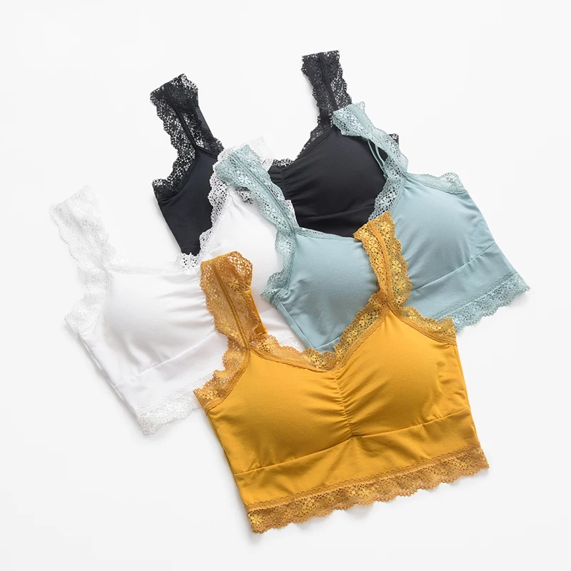 Кружевной бюстгальтер ITOOLIN накладки для груди повседневные женские бюстгальтеры