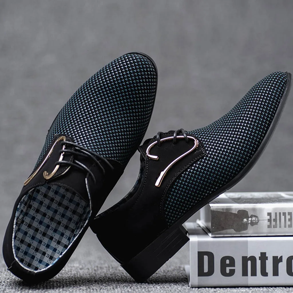 

Men Leather Shoes High Quality Band Fashion Design Solid Tenacity Comfortable Men Shoes Big Sizes Apr10