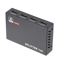 1 x 4 hdmi compatible splitter converter 1 in 4 out hd 1 4 splitter amplifier hdcp 1080p dual display for hdtv dvd ps3 xbox
