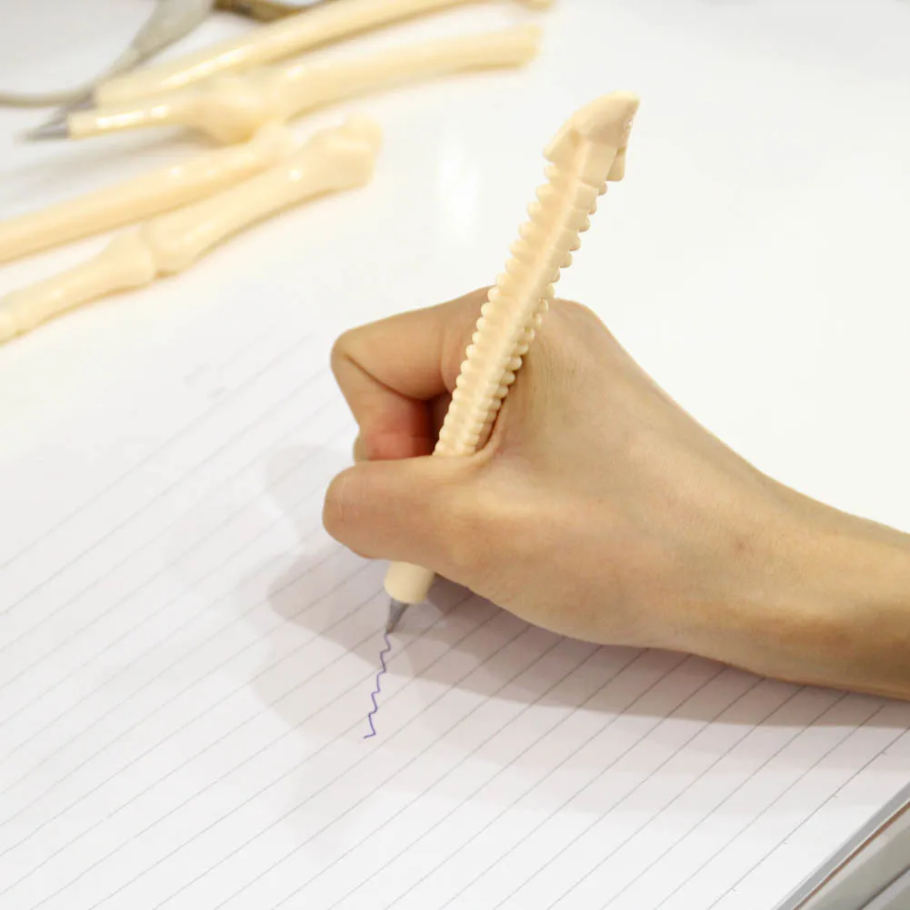 Writing Supplies 5Pcs Creative Bone Shape Ballpoint Pens New Gift Home Decoration School Office Stationery DC156 | Дом и сад