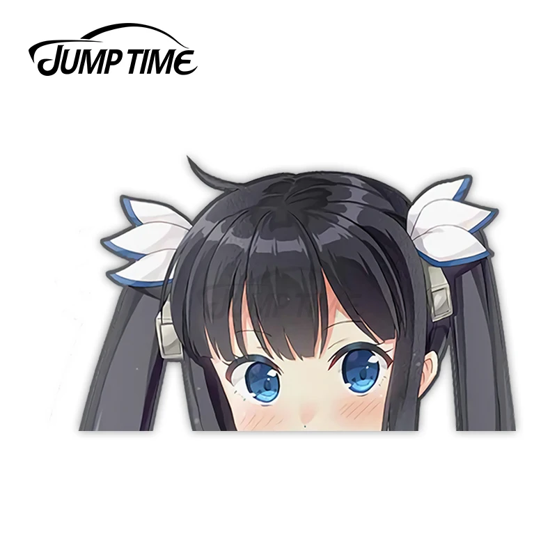 JumpTime 13x10 см Гестия Danmachi Peeker забавные виниловые наклейки на машину JDM