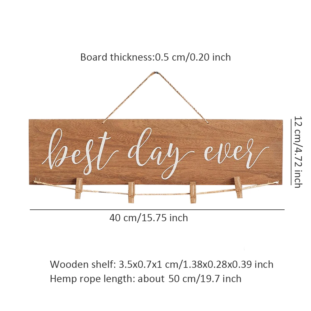 

Photo Hanging Display Board Wooden Picture Wall Holder Hooks For Hanging Pictures Photo Sticker Home Art Bedroom Decoration