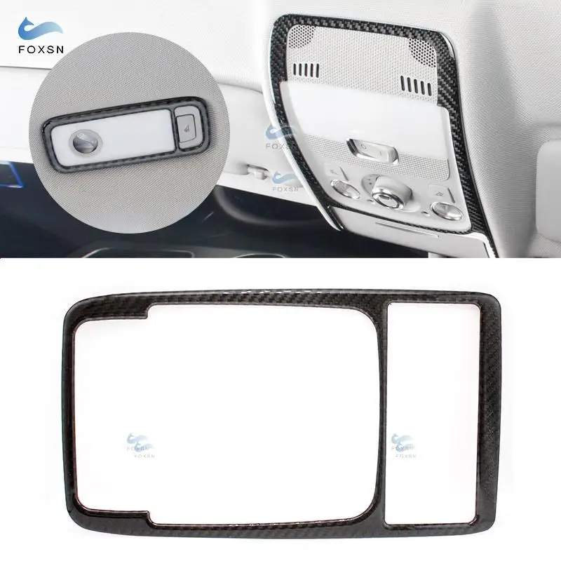 For Audi Q5 2009 2010 2011 2012 2013 2014 2015 2016 2017 Carbon Fiber Car Front / Rear Roof Reading Light Frame Cover Trim | Автомобили и