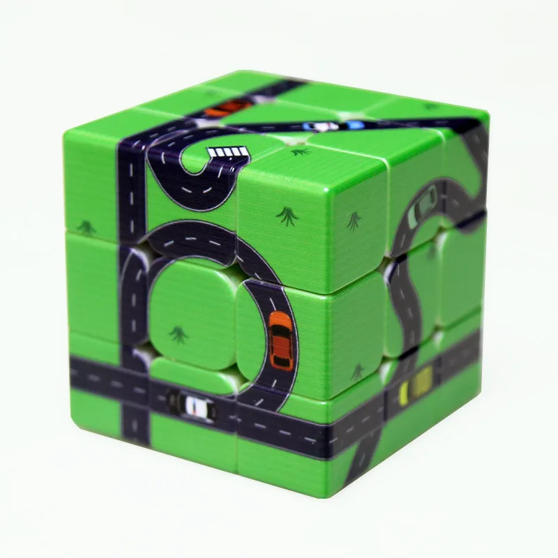 Green Highway УФ печать индивидуальные защиты зрения 3x3x3 Кубик Рубика для