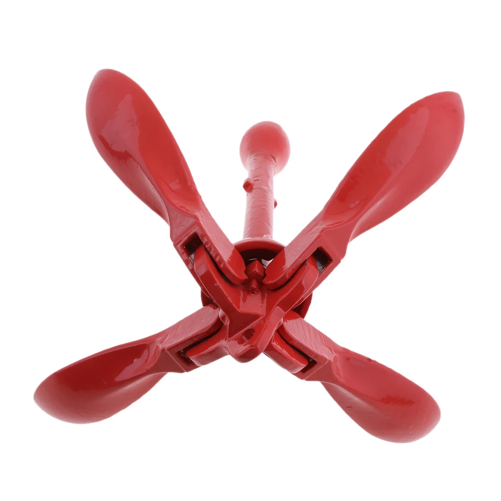 Сверхмощные гребные лодки складной якорь 4 зубца компактный Якорный буй в