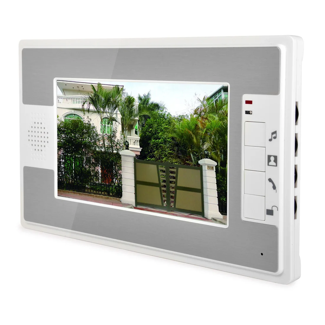 7 inch Wired Video Doorbell Indoor Monitor IR-CUT Rainproof Outdoor Camera Visual Intercom Remote Unlock Video Door Phone