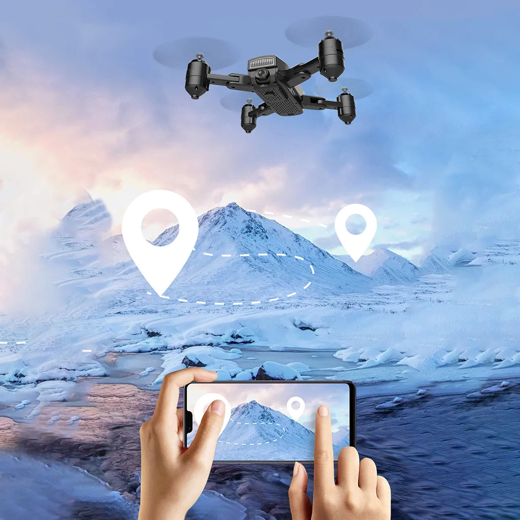 ZD8 GPS складной Дрон WI FI FPV HD Камера селфи Квадрокоптер возврата одной кнопкой