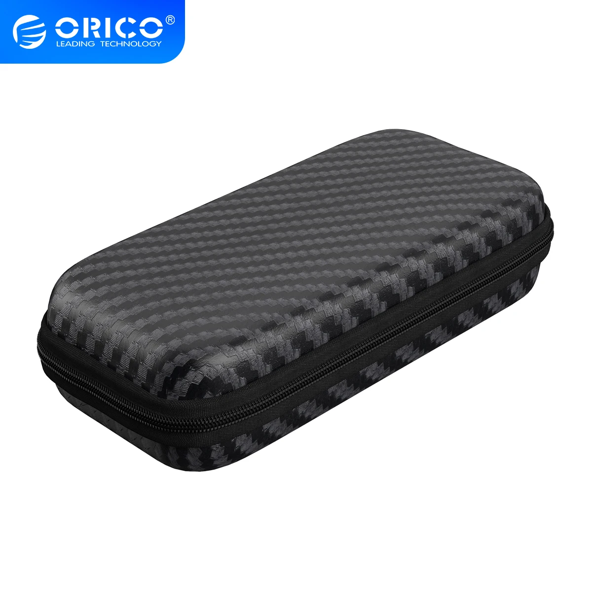 

ORICO External HDD Protection Bag For M.2 Hard Drive Storage EVA Portable Carry HDD Case Dampproof Shakeproof Crushproof Black
