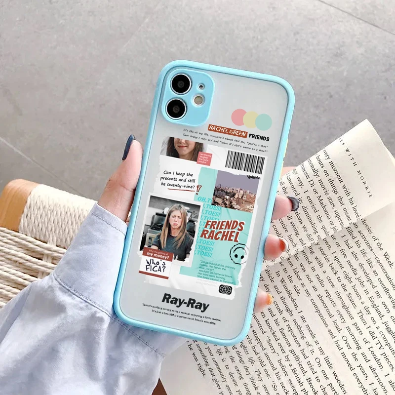 ZUIDID Friends Phone Case For iphone X 11 Pro 12 XS Max XR 13 8 7 6Plus Funny TV Show Clear Hard Matte Cover Shockproof Fundas