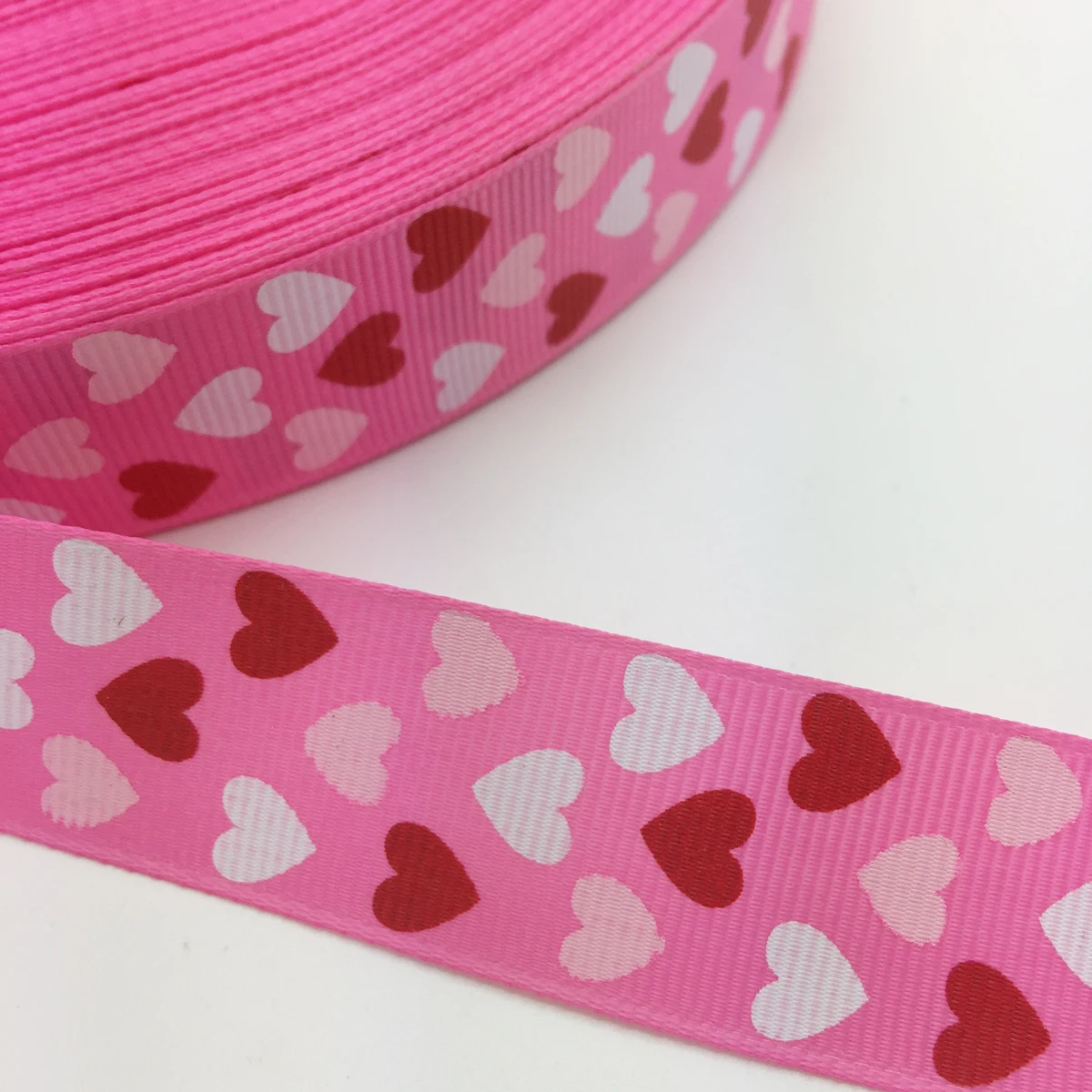 Лента для волос с принтом персикового сердца бант шитья 5 ярдов 1 '✥ мм | Дом и