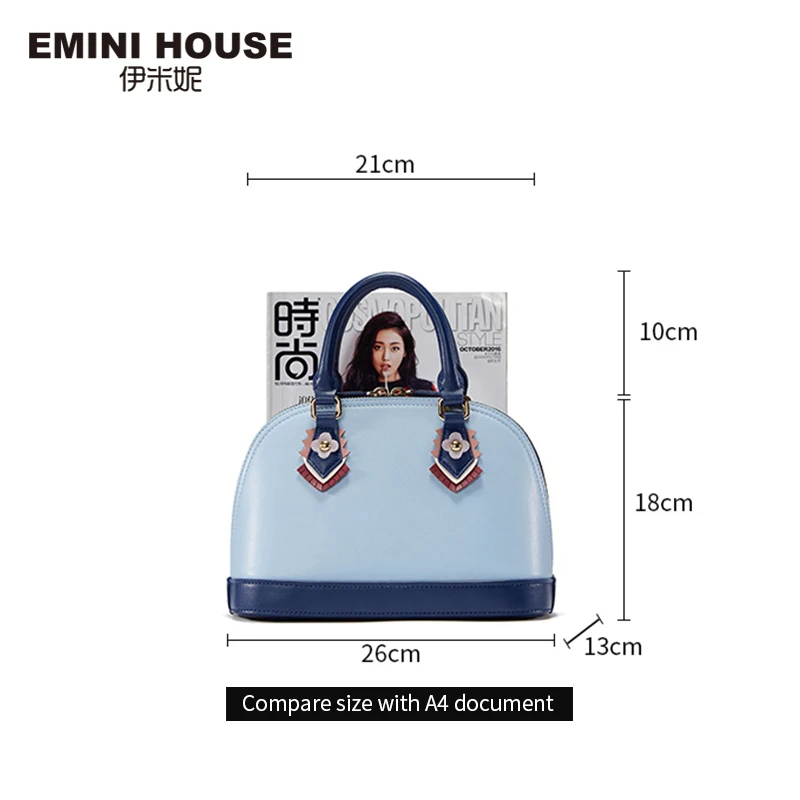 EMINI HOUSE сумка в индийском стиле разделенная кожа через плечо сумки для женщин