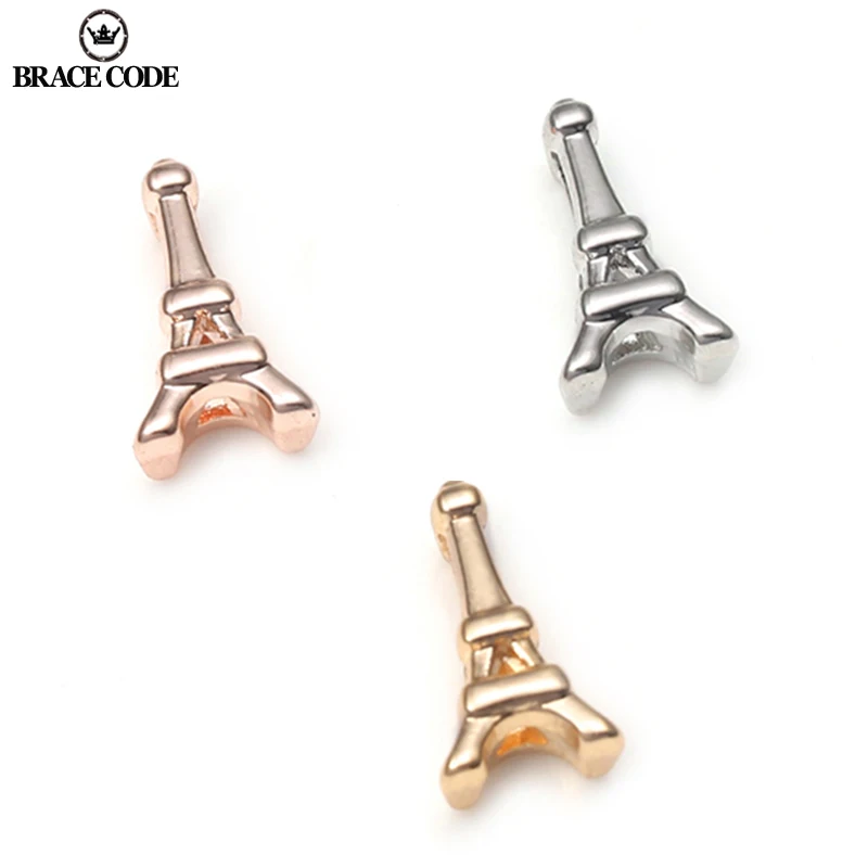 Код бандажа новейшая башня очарование скользящие Бусины Подходит из нержавеющей