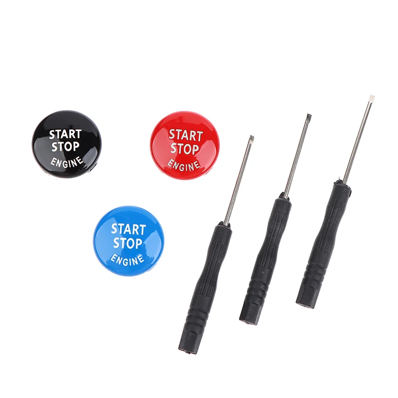

Car Engine START Button Replace Cover STOP Switch Accessories Key Decor