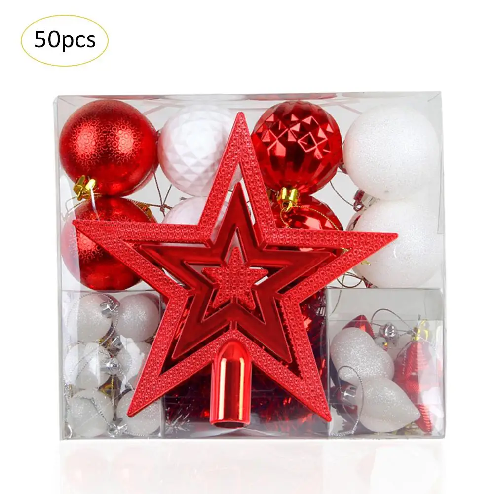 50 шт. Рождественская елка украшения кулон Рождественский шар подарок посылка