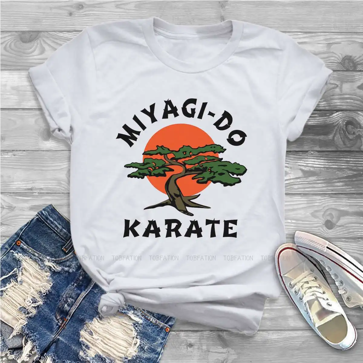 

Miyagi Do HD Sweet Girls Women T-Shirt Cobra Kai Blusas Harajuku Casual Short Sleeve Vintage Oversized Tops