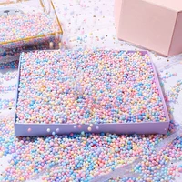 25g colorful foam ball filled gift box polystyrene beads diy toy jar box gift box decoration accessories wedding party supplies
