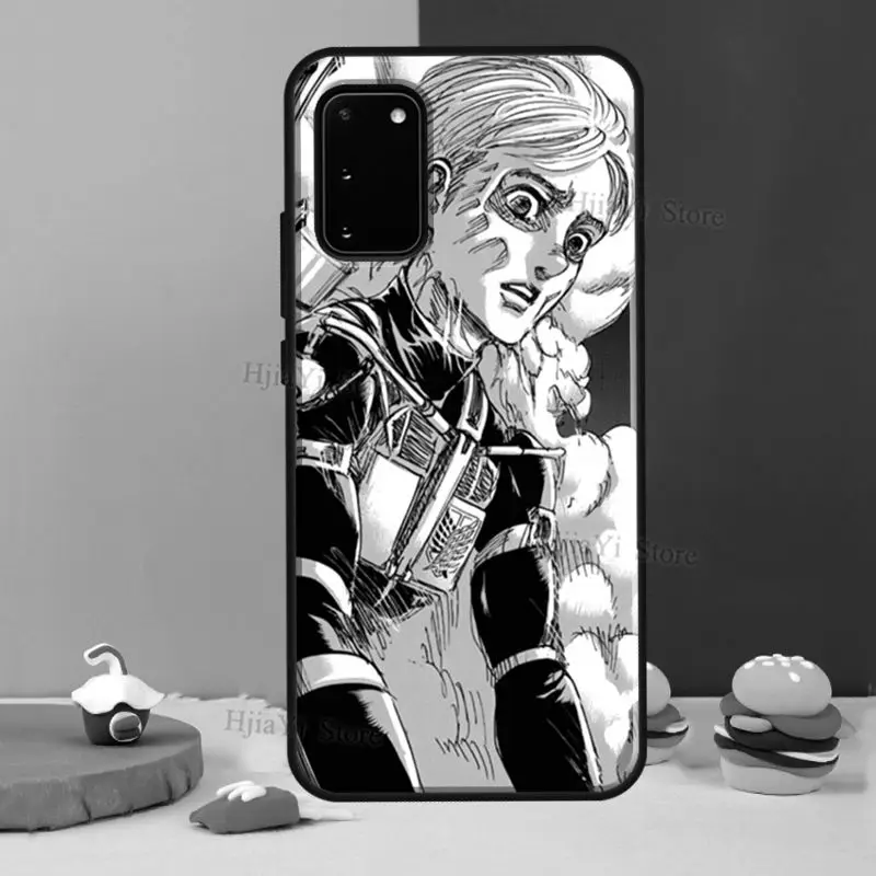 Armin Arlert Attack on Titan Case For Samsung Galaxy S21 Ultra Note 20 9 10 S10e S8 S9 S10 Plus S20 FE Back Cover | Мобильные