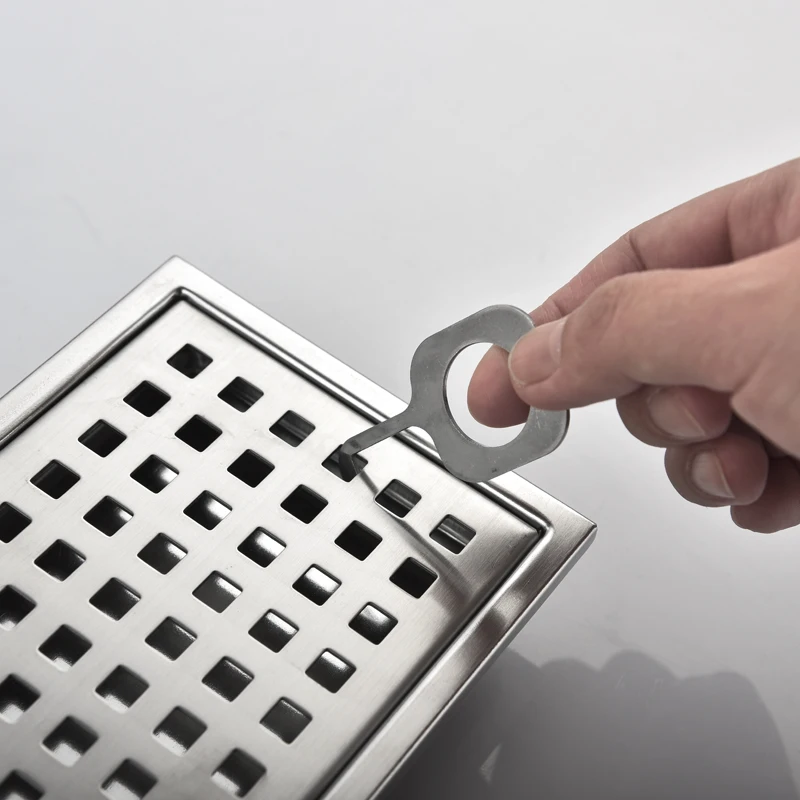 Дренаж для пола квадратные решетки дренаж ванной душа кухни туалета длинный