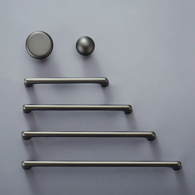 Living Room Bedroom Cupboard Door Knob And Pull, Single Hole 96-192mm