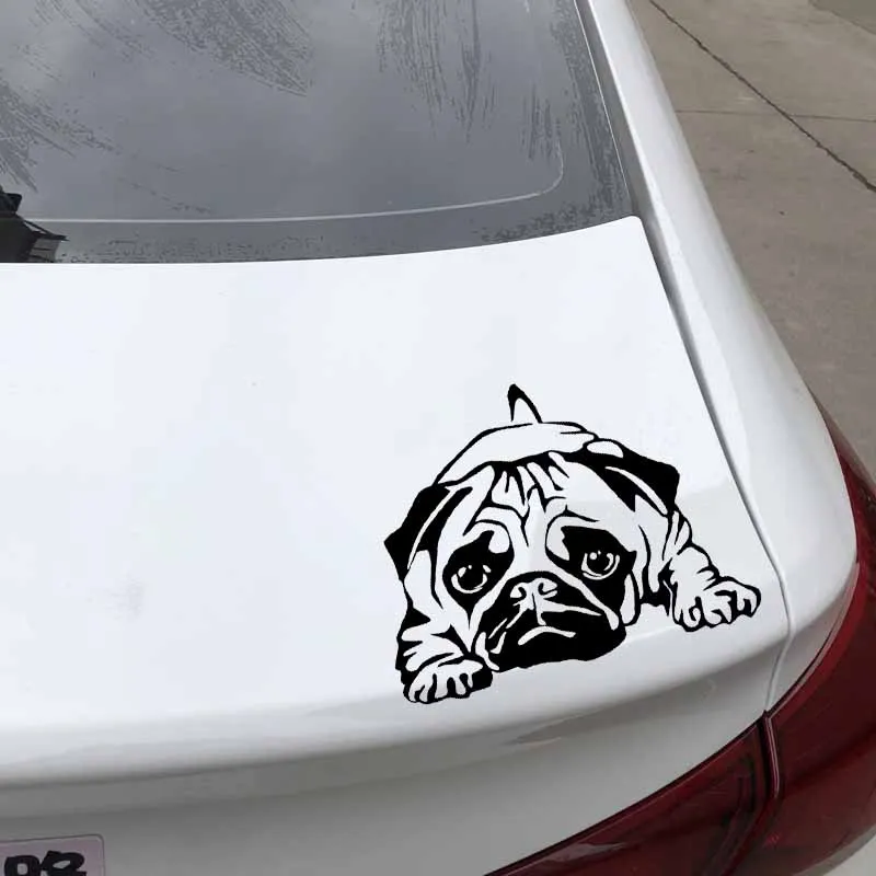 

16X13CM Car Sticker Funny Pattern PVC Decal Cute eCar Decoration Sticker Waterproof Cover Scratch Black/white